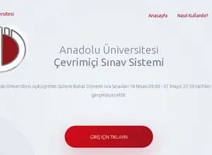 2021 AÖF Bahar Dönemi Sınavları Online mı Olacak?